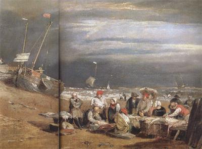 Joseph Mallord William Turner Fishermen at sea (mk31) Sweden oil painting art